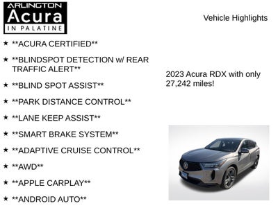 2023 Acura RDX w/A-Spec Package