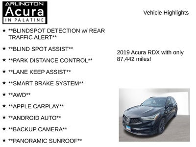 2019 Acura RDX w/A-Spec Pkg