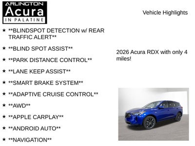 2026 Acura RDX SH-AWD A-Spec
