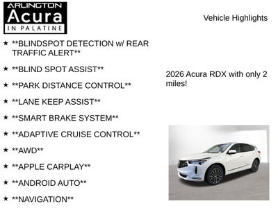 2026 Acura RDX SH-AWD with Advance Package