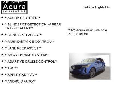 2024 Acura RDX w/A-Spec Advance Package