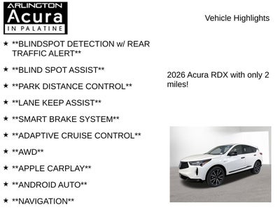 2026 Acura RDX SH-AWD A-Spec with Advance Package
