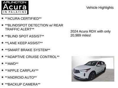 2024 Acura RDX w/A-Spec Advance Package