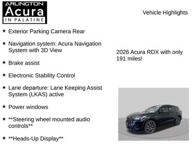 2026 Acura RDX SH-AWD A-Spec with Advance Package
