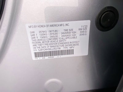 2020 Acura MDX w/Technology Pkg