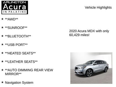 2020 Acura MDX w/Technology Pkg