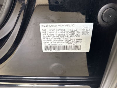 2019 Acura MDX SH-AWD with Advance Package