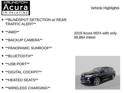 2019 Acura MDX SH-AWD with Advance Package