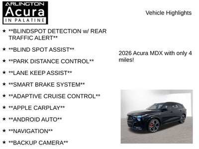 2026 Acura MDX SH-AWD Type S with Advance Package