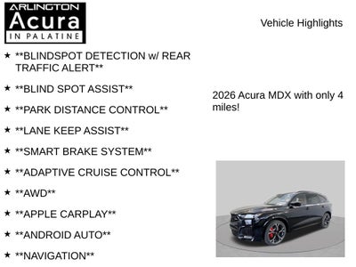 2026 Acura MDX SH-AWD Type S with Advance Package