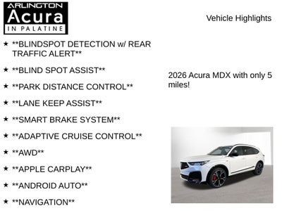 2026 Acura MDX SH-AWD Type S with Advance Package