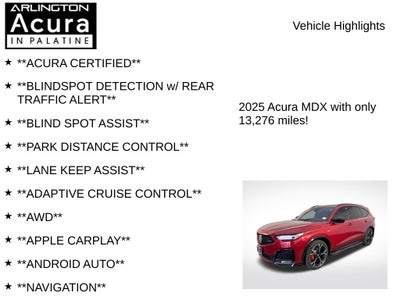 2025 Acura MDX Type S w/Advance Package