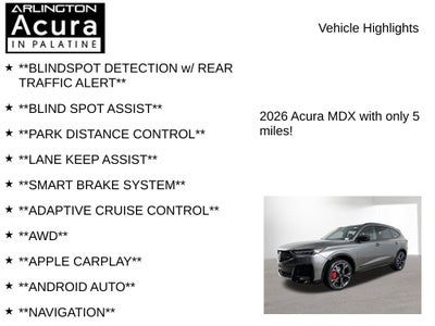 2026 Acura MDX SH-AWD Type S with Advance Package