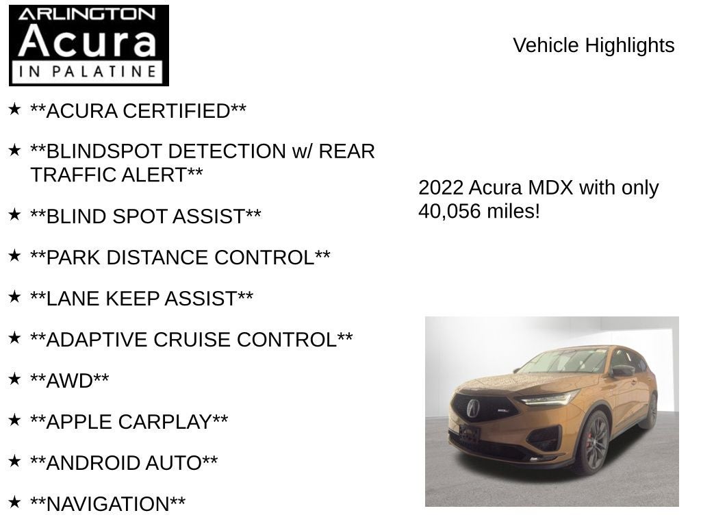 2022 Acura MDX Type S