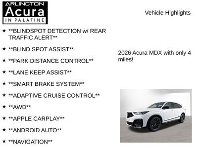 2026 Acura MDX SH-AWD A-Spec
