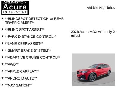 2026 Acura MDX SH-AWD A-Spec
