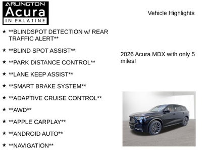 2026 Acura MDX SH-AWD A-Spec