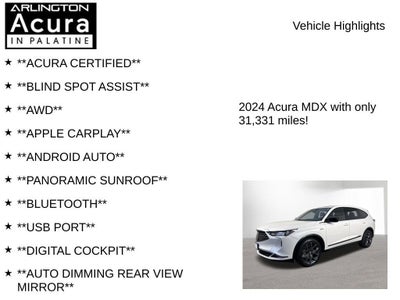 2024 Acura MDX SH-AWD A-SPEC