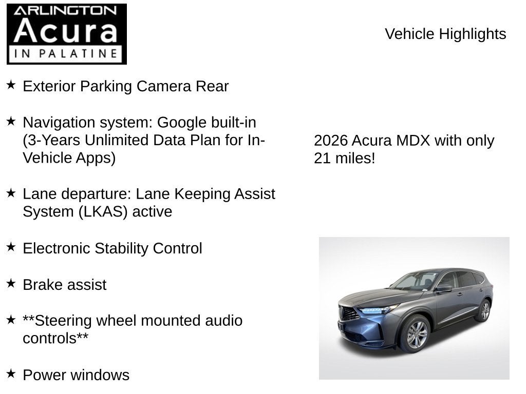 2026 Acura MDX SH-AWD
