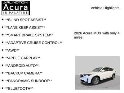 2026 Acura MDX SH-AWD