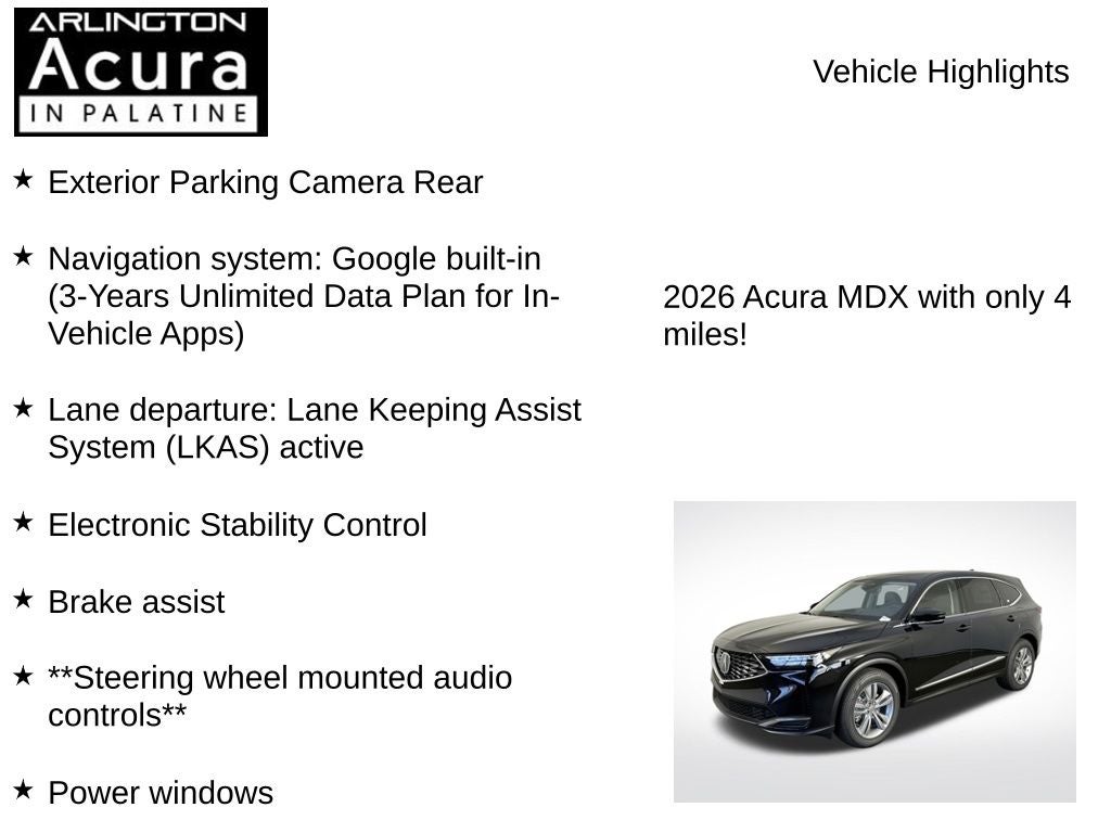 2026 Acura MDX SH-AWD