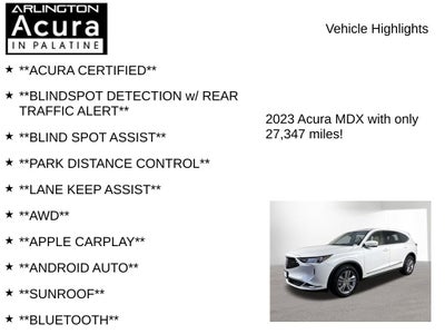 2023 Acura MDX SH-AWD
