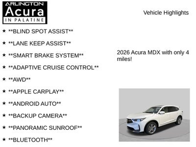 2026 Acura MDX SH-AWD