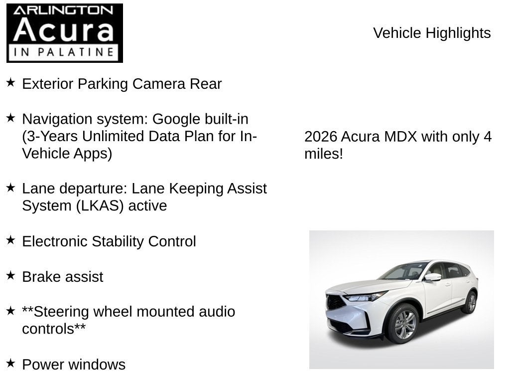 2026 Acura MDX SH-AWD
