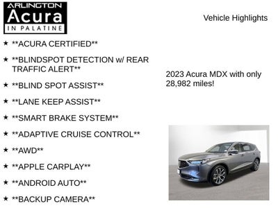 2023 Acura MDX SH-AWD TECH
