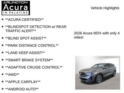 2026 Acura MDX w/Technology Package