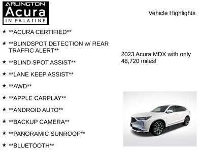 2023 Acura MDX SH-AWD TECH