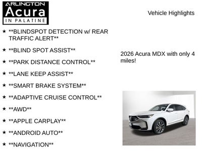 2026 Acura MDX SH-AWD with Technology Package