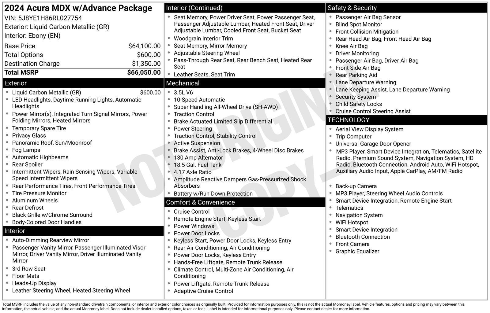 2024 Acura MDX SH-AWD ADVANCE
