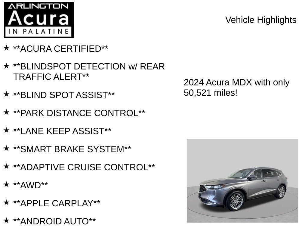 2024 Acura MDX SH-AWD ADVANCE