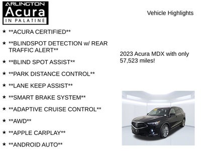 2023 Acura MDX w/Advance Package
