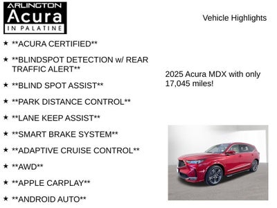 2025 Acura MDX SH-AWD ADVANCE