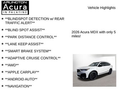 2026 Acura MDX SH-AWD A-Spec with Advance Package