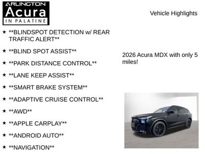 2026 Acura MDX SH-AWD A-Spec with Advance Package
