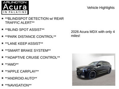2026 Acura MDX SH-AWD A-Spec with Advance Package