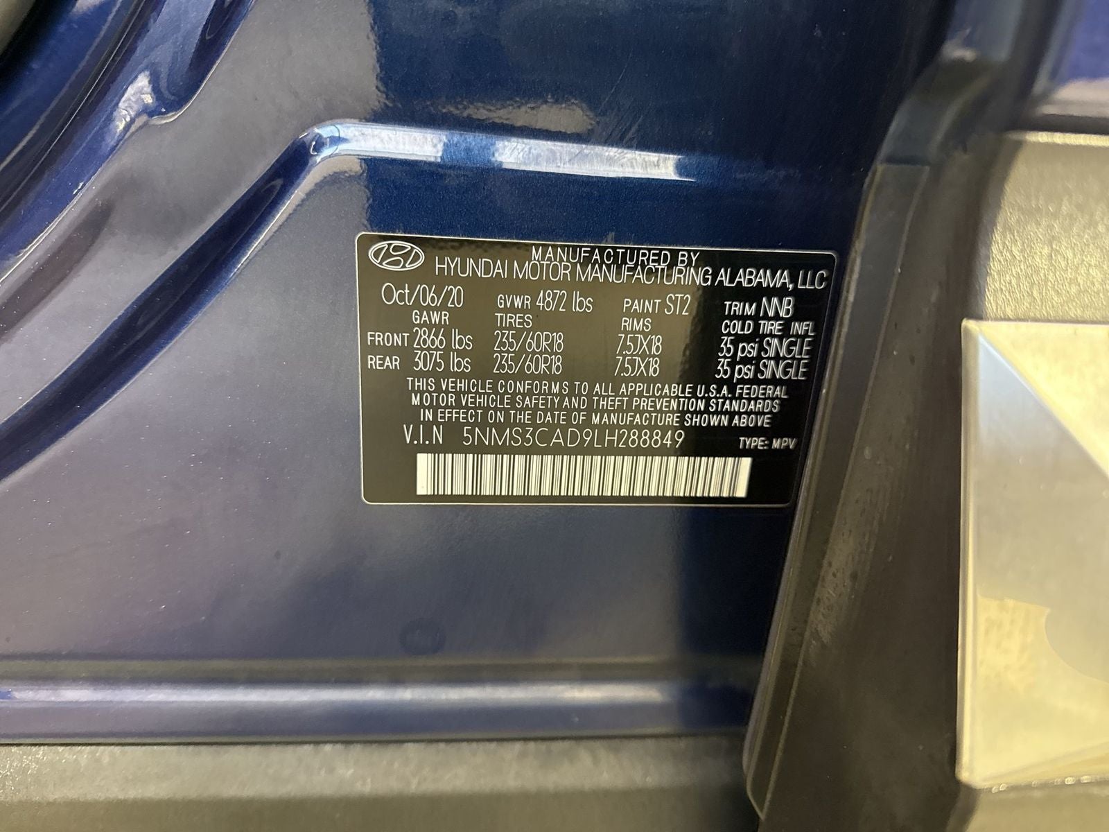 2020 Hyundai Santa Fe SEL