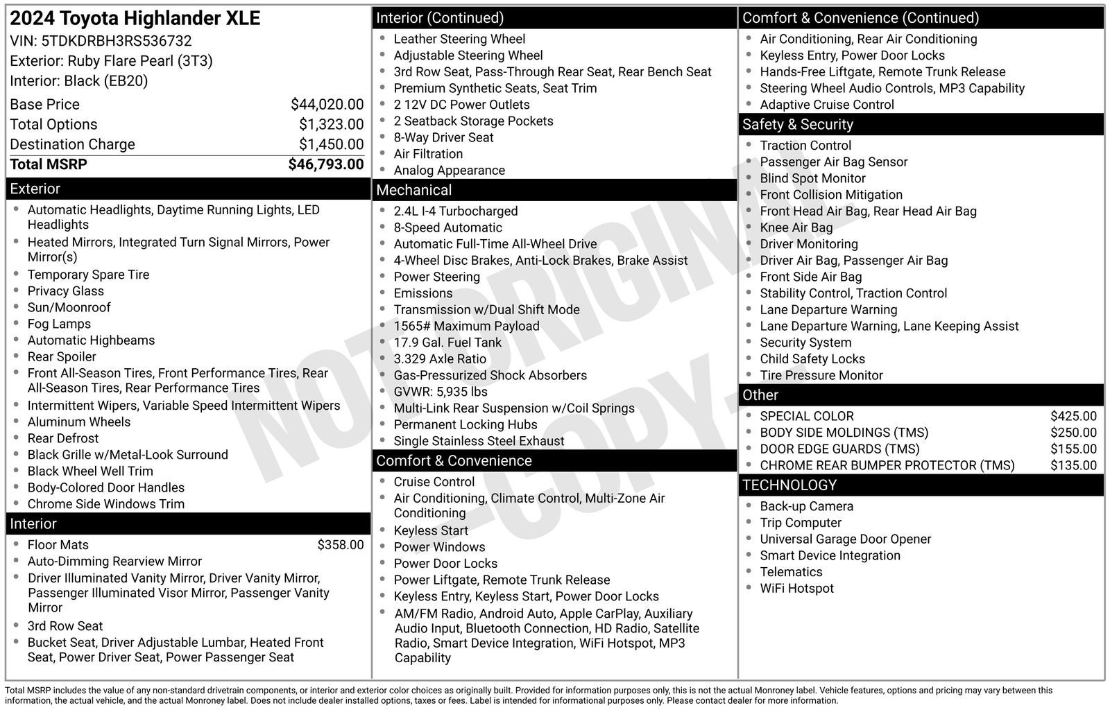 2024 Toyota Highlander XLE