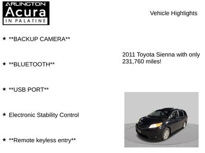 2011 Toyota Sienna XLE AAS