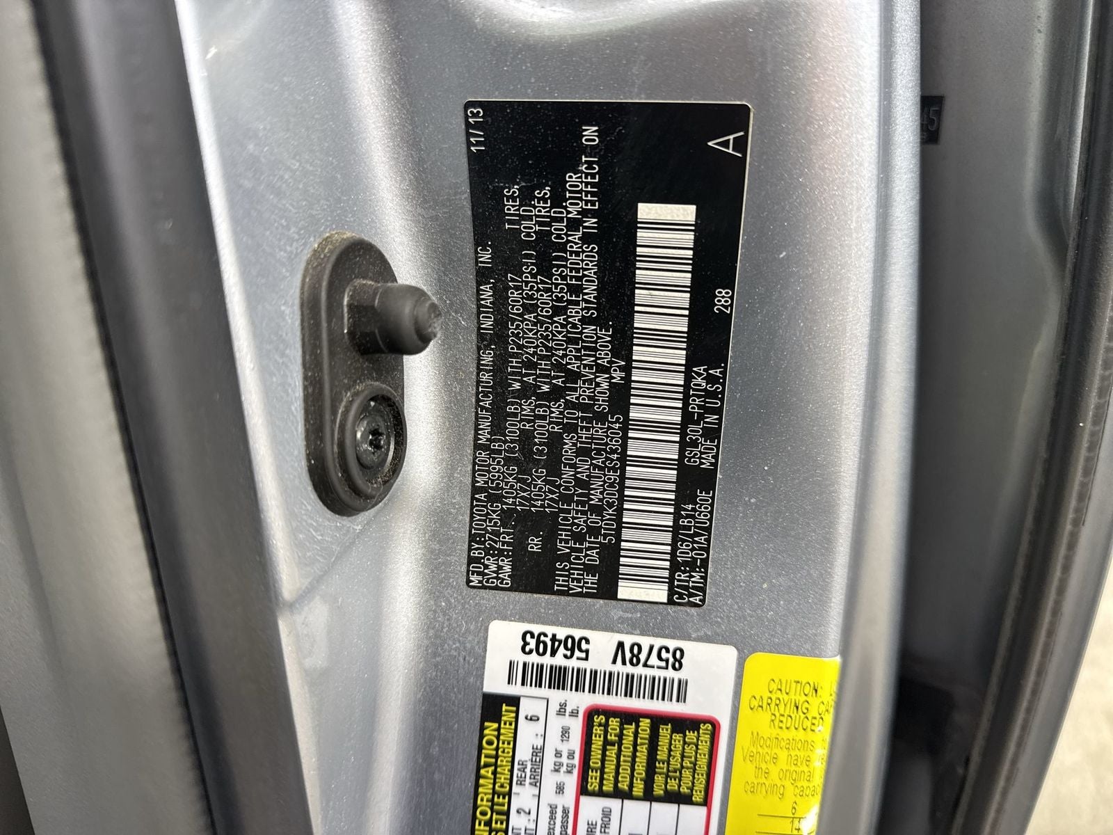 2014 Toyota Sienna XLE