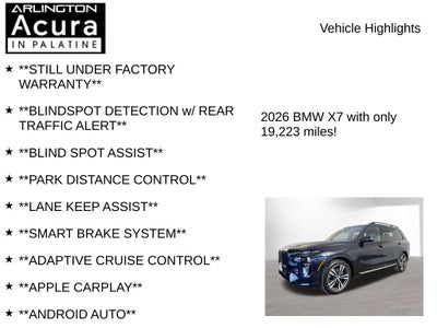 2026 BMW X7 xDrive40i