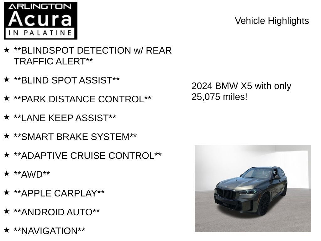 2024 BMW X5 xDrive40i