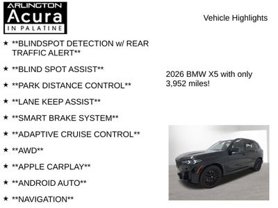2026 BMW X5 xDrive40i