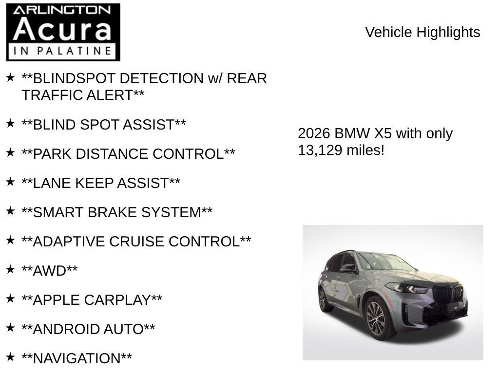 2026 BMW X5 M60i