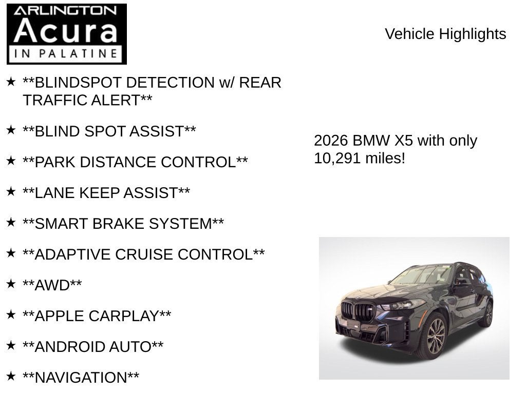 2026 BMW X5 M60i