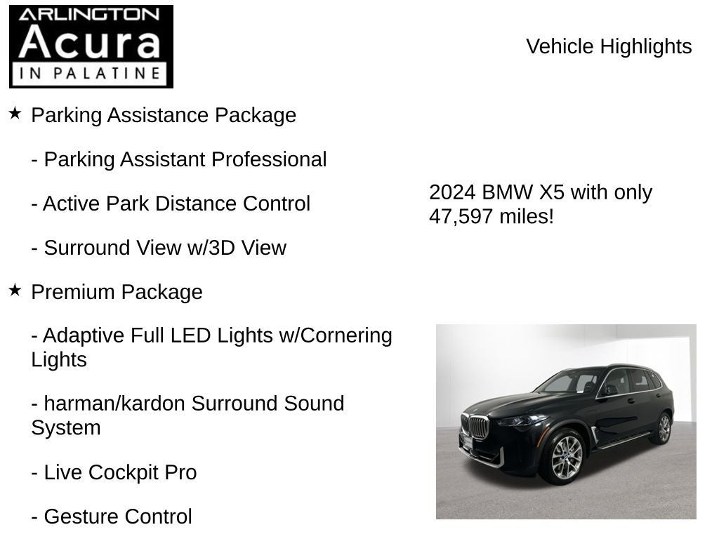 2024 BMW X5 xDrive50e