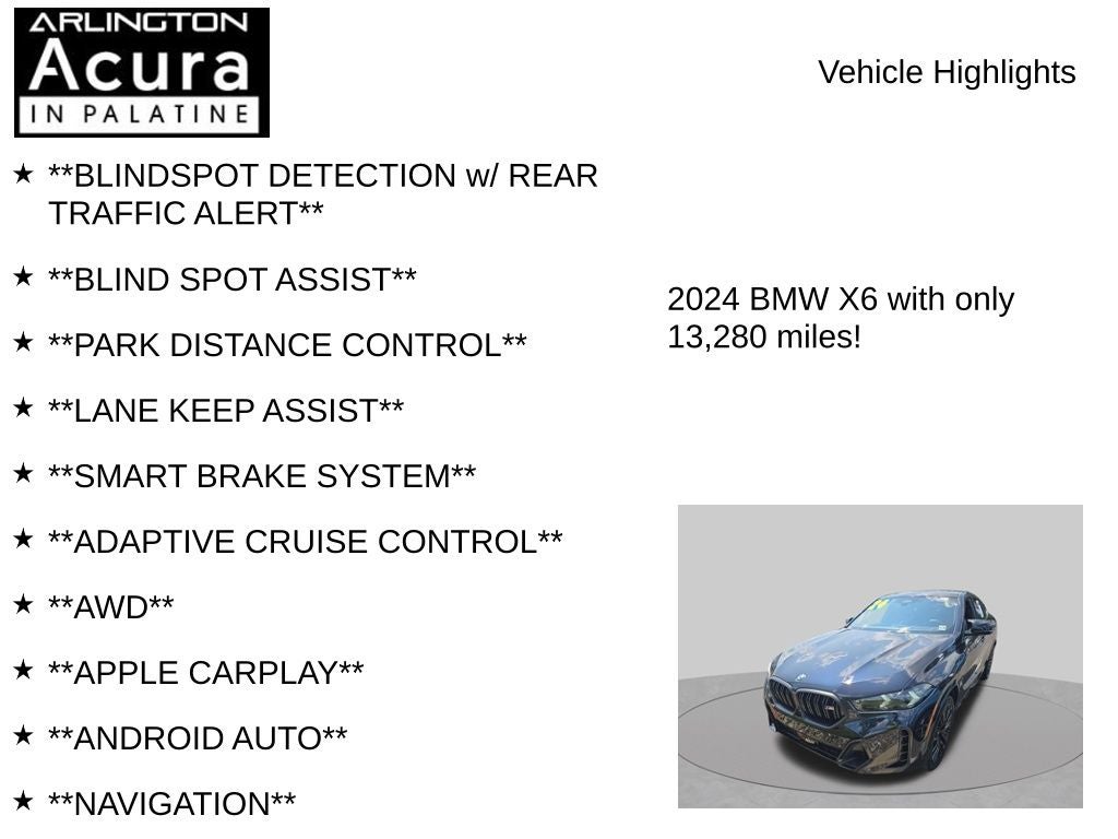 2024 BMW X6 M60i